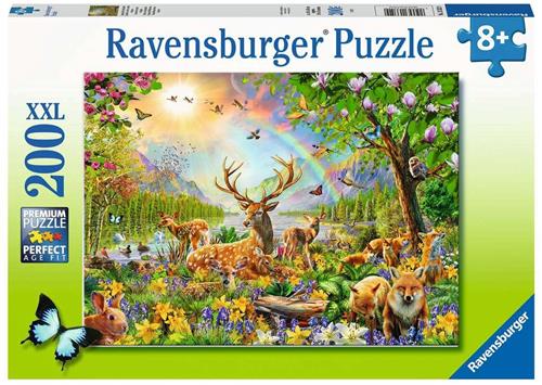 Ravensburger puzzel Mooie hertenfamilie - Legpuzzel - 200 XXL stukjes