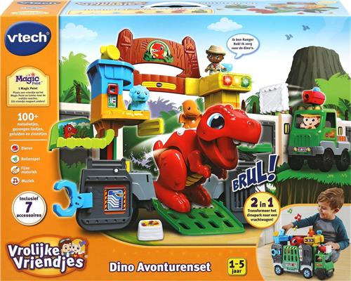 VTech Vrolijke Vriendjes Dino Avonturenset + Licht en Geluid - 1 tot 5 Jaar