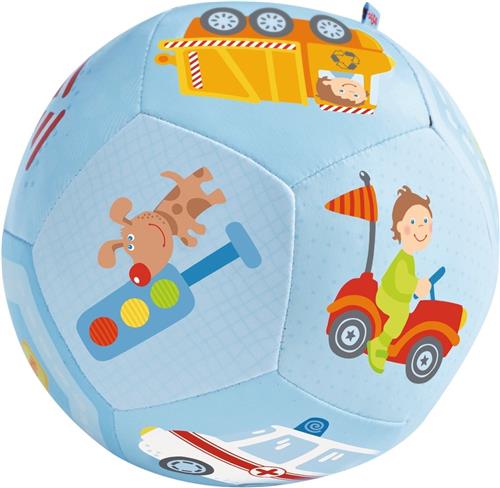 Haba Babybal Voertuigen Blauw 14 Cm