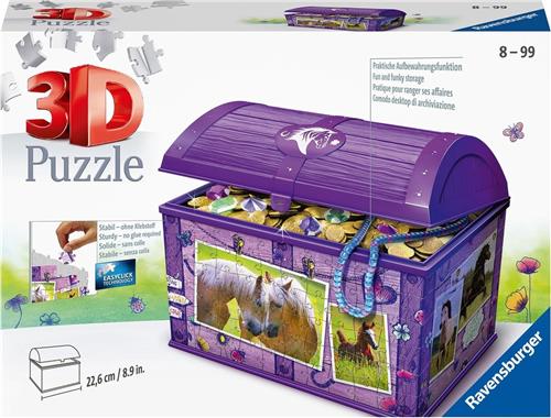 Ravensburger Opbergdoos Paarden - 3D puzzel - 216 stukjes