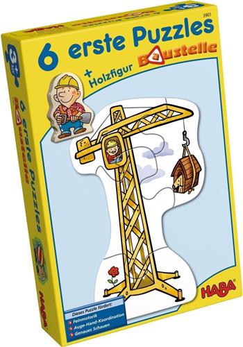 6 erste Puzzle - Baustelle (Duits) = Frans 3941