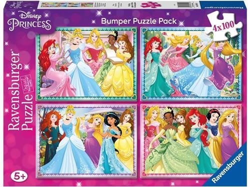 Ravensburger 4In1 Puzzel Disney Princess 4X100 Stukjes