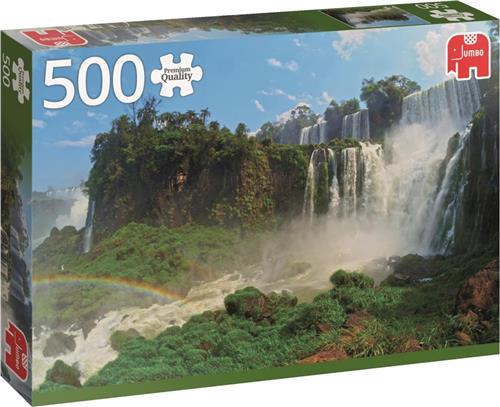 Jumbo Premium Collection Puzzel Watervallen van de Iguaçu - Legpuzzel - 500 stukjes