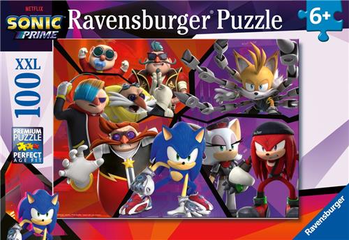 Ravensburger puzzel Sonic Prime - Legpuzzel - 100 XXL stukjes