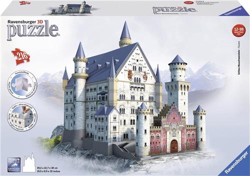 Ravensburger Neuschwanstein - 3D puzzel gebouw - 216 stukjes