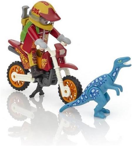 PLAYMOBIL Dinos Motorcrosser met Raptor - 9431