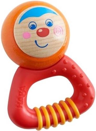 Haba Rammelaar Kabouter Mio Rood/oranje 9 Cm