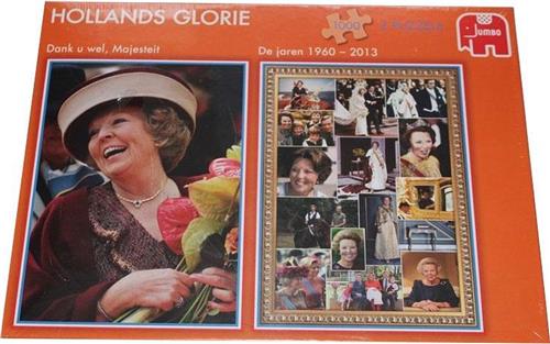 Jumbo Puzzel Hollands Glorie: Dank u wel, Majesteit en De jaren 1960-2013 - Legpuzzel - 1000 stukjes