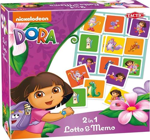 Dora 2in1 Lotto&Memo