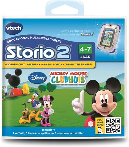 VTech Storio 2 Disney's Mickey Mouse Clubhouse - Leercomputer Game - 4 Tot 7 Jaar