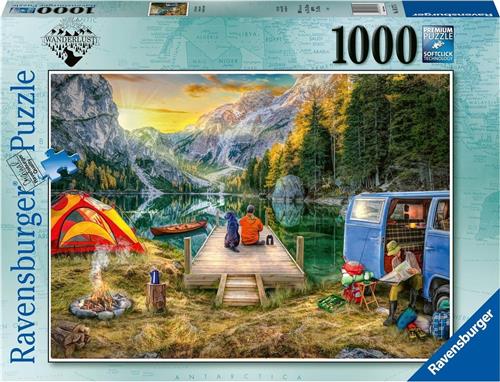 Ravensburger Puzzel Rustige Kampeerplek - Legpuzzel - 1000 stukjes