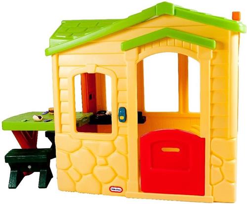 Little Tikes Speelhuis Picknick Natural - Geel/Groen