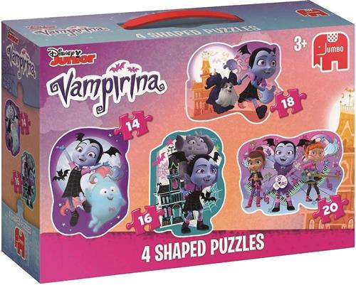 Jumbo Legpuzzel Vampirina 4-in-1 68 Stukjes