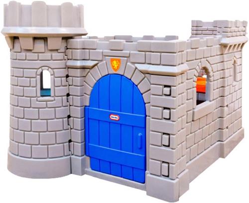 Little Tikes Kasteel Speelhuis met Glijbaan - Grijs/Blauw