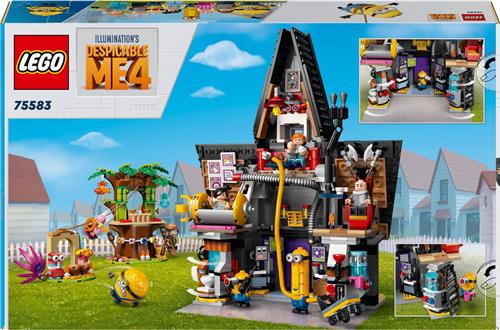 LEGO Despicable Me 4 - Huis van de Minions en Gru - 75583