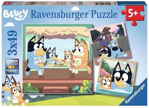 Ravensburger De avonturen van Bluey - puzzel - 3x49 stuks