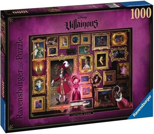 Ravensburger puzzel Disney Villainous: Captain Hook - Legpuzzel - 1000 stukjes