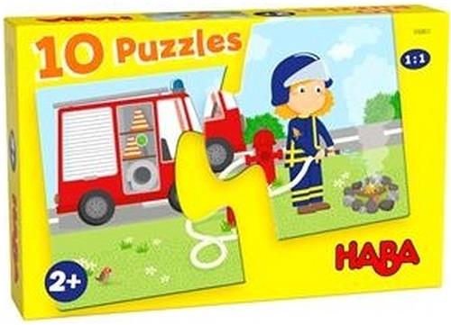 HABA 10 puzzels - Hulpvoertuigen