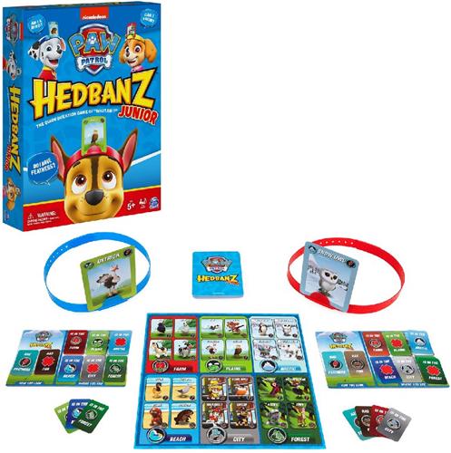 PAW Patrol - Pup - Bordspel - HedBanz Junior - Vragenspel - Nederlands-Frans editie