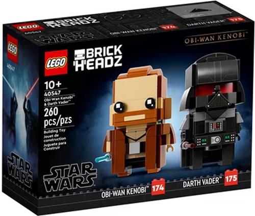 LEGO Star Wars Brickheadz 40547 - Obi-Wan Kenobi & Darth Vader