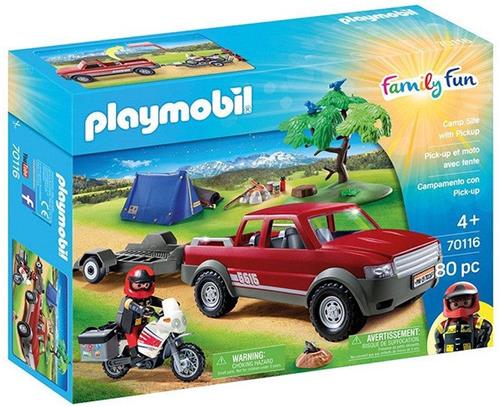 PLAYMOBIL Family Fun Pick-Up truck adventure -70116