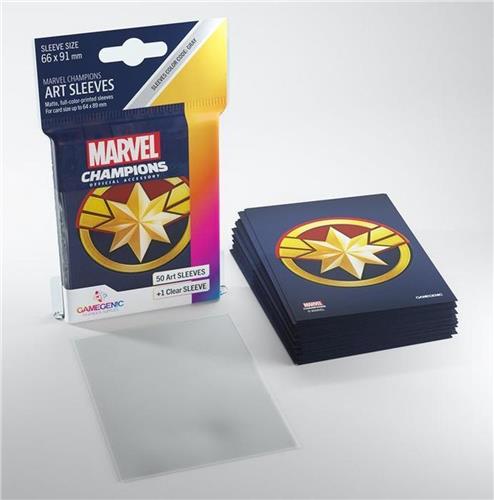 Captain Marvel Art Sleeves Gamegenic