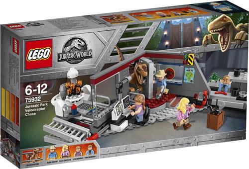 LEGO Jurassic World Park Velociraptorachtervolging - 75932