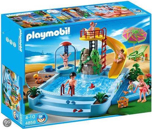 Playmobil Openluchtzwembad Met Glijbaan - 4858