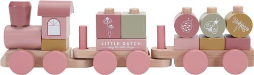 Little Dutch Blokkentrein FSC - Wild Flowers