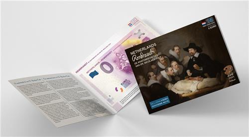 0 Euro biljet 2019 - Rembrandt De anatomische les van Dr. Nicolaes Tulp LIMITED EDITION