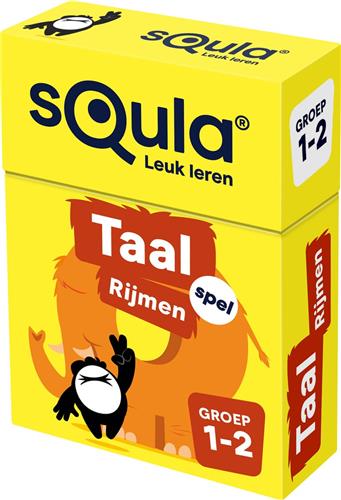 sQula Taal Rijmen - Educatief kwartetspel voor groep 1-2