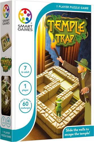 SmartGames - Temple Trap - 60 uitdagingen - 1 speler - voor kinderen én volwassenen