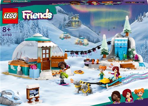 LEGO Friends Iglo vakantieavontuur Speelgoed Winter Glamping Set met Speelgoed Hond - 41760