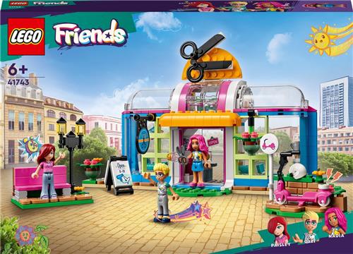 LEGO Friends Kapper, Creatief Kapsalon Speelgoed met Paisley en Olly Minipoppetjes - 41743