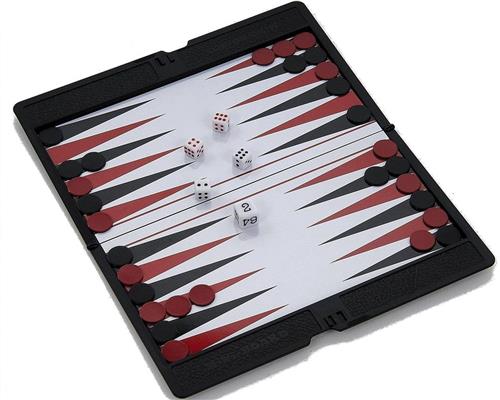 Philos Backgammon reisset magnetisch etui