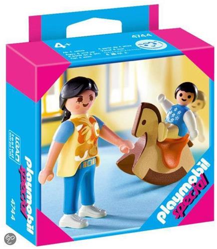 Playmobil Moeder met Baby en Schommelpaard - 4744