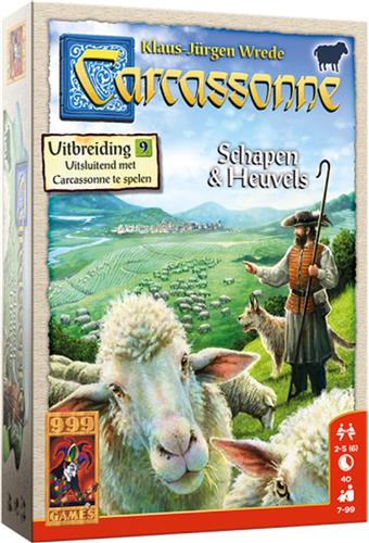 Carcassonne: Schapen & Heuvels Uitbreiding Bordspel