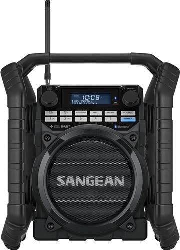 Sangean U-4 DBT+ - Bouwradio met Bluetooth - Werfradio met DAB+ en FM - Zwart