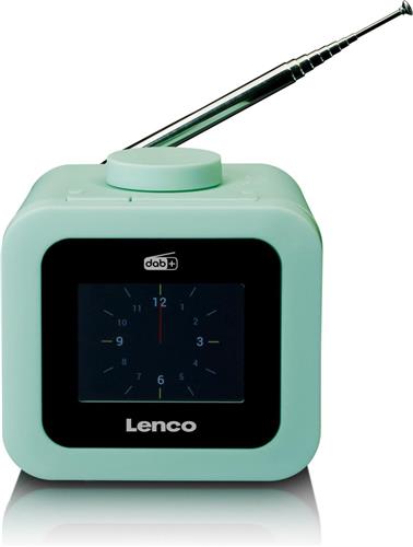 Lenco CR-620GN - Wekkerradio met DAB - Alarmfunctie - Groen