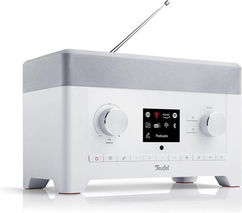 Teufel RADIO 3SIXTY - Internetradio met DAB+, FM, bluetooth, Spotify Connect - wit