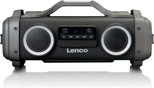 Lenco SPR-200BK - Bluetooth Speaker Draadloos - Splashproof - Zwart