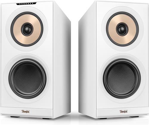 Teufel STEREO M 2 | Wifi - & bluetooth boekenplankspeaker - 3-kanaals- multiroom compatibel - set van 2 , wit