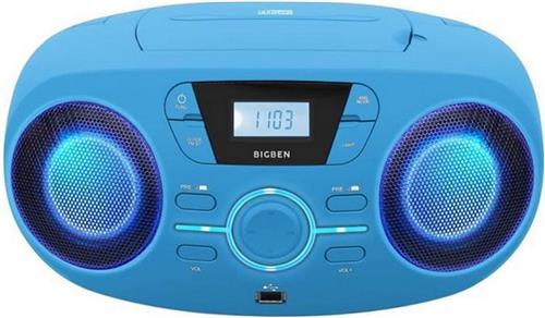 Bigben CD61 - Radio CD speler voor kinderen - USB - Blauw