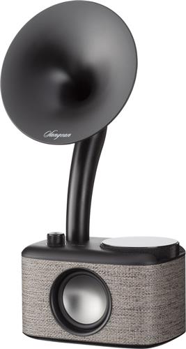 Sangean CP-100D Gramophone Tafelradio DAB+, FM AUX, Bluetooth, DAB+, FM, USB Touchscreen, Herlaadbaar Grijs