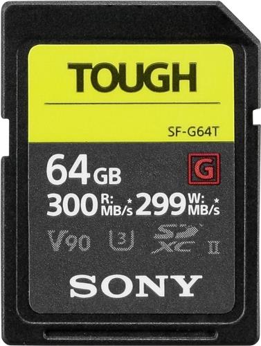 Sony Tough Professional SDXC 64 GB - CL10 UHS-II R300 W299 U3 V90