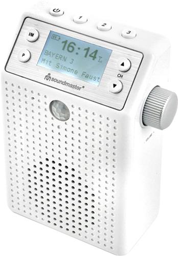 Soundmaster DAB60WE - DAB+/FM-socketradio met bewegingsdetector en ingebouwde oplaadbare accu