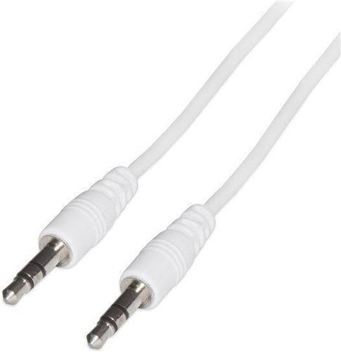 AUX Kabel 3.5 mm - Audio Kabel - Audio Jack - Male to Male - 1.5 meter - Wit (Cla150.1W)