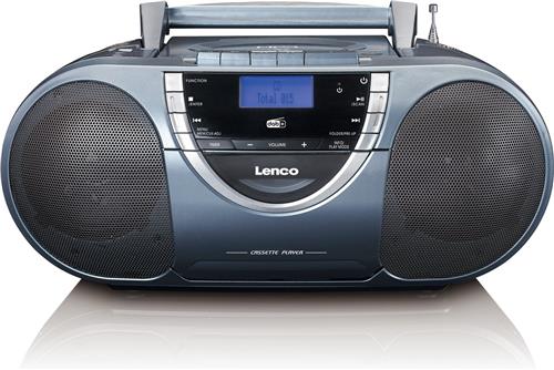 Lenco SCD-6800GY - Draagbare radio cd speler met DAB en mp3 - Grijs