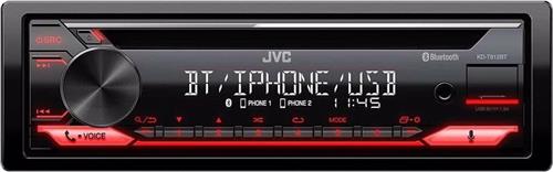 JVC KD-T812BT 1DIN CD-Receiver met Bluetooth - Variabele kleur