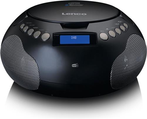 LENCO SCD-341BK - Draagbare DAB Radio met DAB+/ FM en Bluetooth® - Zwart